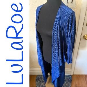 LuLaRoe Shirley Royal Crinkle Kimono